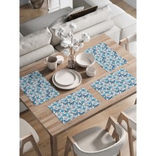 A set of napkins for setting the table 