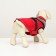 Jacket for dogs with a reflective harness, size 18 (DS 40, OG 50, Osh 38), red