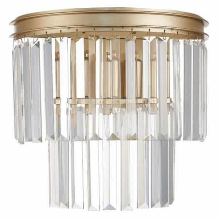 Sconces st. SL1624.201.02. Ercolano. 2x40 watts, E14, 29x32 cm, Shampan-3