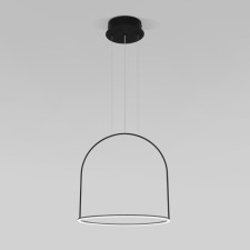 Suspendor of the suspended Eurosvet Over 90322/1, LED, 22 W, 3300/4200/6500K, 2270LM, 400x400 mm, remote control, black color black