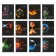 A set of subject notebooks of 48 sheets "Magic", 12 objects, cover coated cardboard, cold foil, twin varnish, offset block