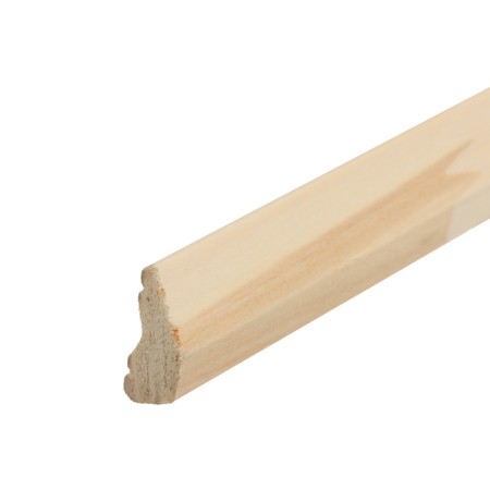Substitar skirting board, aspen, higher grade, 250x3x1.2 cm-1