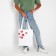 Bag Schoper "Kisses" 35x0.5x40 cm, Department without lightning, without lining, white