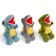 Soft toy "dinosaur" on a suspension, 14 cm, color mix