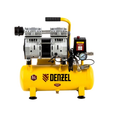 Compressor Denzel DLS650/10 58021, 650 W, 120 l/min, receiver 10 lit