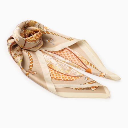 Women's scarf minku rr 70*70 cm, col. orange