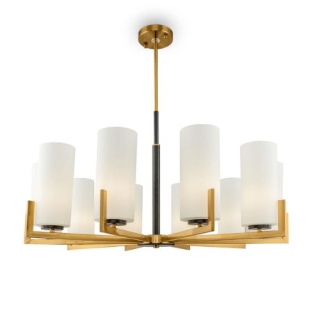 Chandelier Maytoni Mod089PL-10BS, 10KHE27, 40W, 86x86x76.4 cm, black color and brass