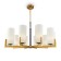 Chandelier Maytoni Mod089PL-10BS, 10KHE27, 40W, 86x86x76.4 cm, black color and brass