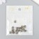 Beads Metal for creativity "Little Turtle" silver set 15 pcs