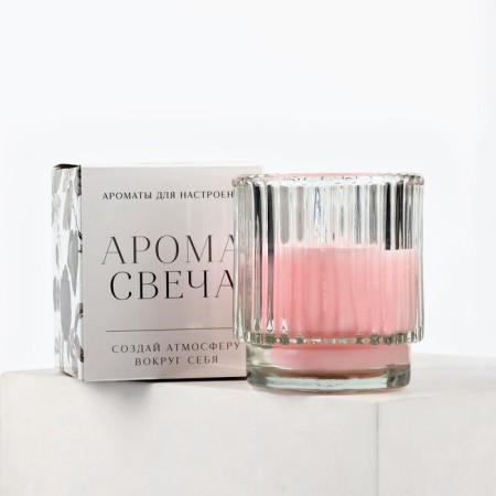 Aromatic candle: strawberries, 7 x 8 cm.-2