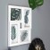 Photo frame-collage "lovely" in 4 photos (plastic screen)