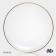 Lacking plate Magistro "Alcor", d = 30.5 cm, the color is transparent with gold chasing