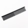 A comb for wool with galvanic coating, 18 x 3 cm, black