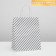 Crafts, white, "lurex", 24 x 10.5 x 32 cm