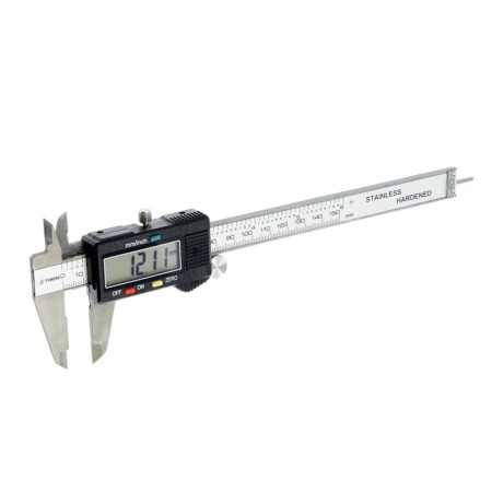 Electronic tundra, metallic standard, with a depth meter, 150 mm-10