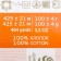 Yarn "Natural Cotton" 100% cotton 425m/100g (283-spray)