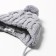 Children's hat, light gray, size 42-44 cm