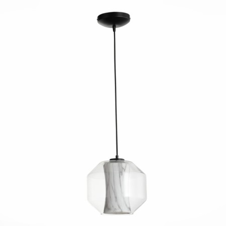 STL LUCE Sus. SL1169.113.01. Marmo. 1x40 W, E27, 24x24x20 cm, black color