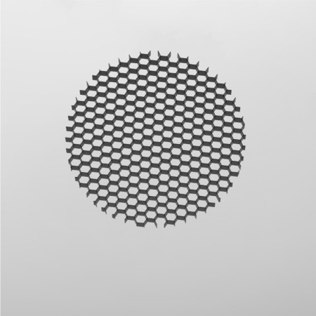 Honeycomb Light Filler, 32x32x3 mm, black-1