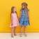 Dress children's kaftan "hearts" r. 98-104
