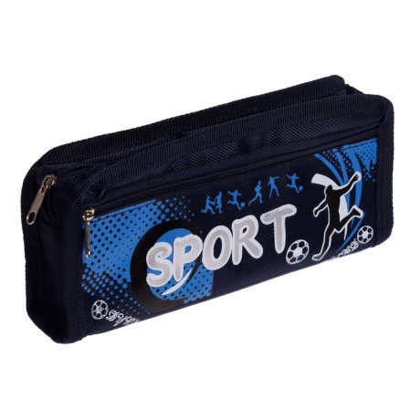 School Penal on the zipper 2 departments "Sport", mix-4