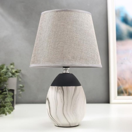 Table lamp 16305/1GR E14 40W gray 20x20x31 cm Risalux