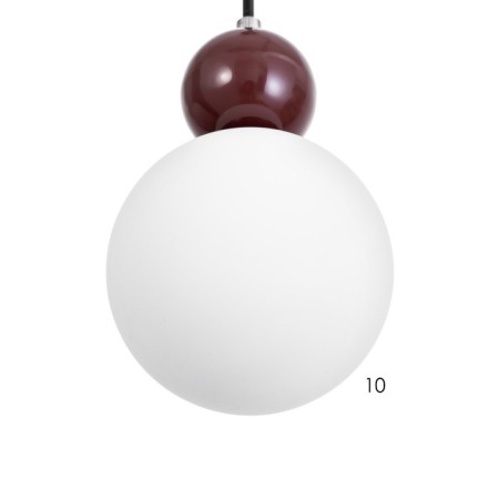 Lamp "ALVA" G9 40W Red 12x12x18-118 cm-4