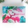 Casket tree "Pink flamingo. Dream" Glossy to the leatherette 5.5x24x17 cm