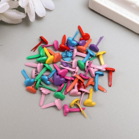 Brads for scrapbooking "Small" MIX 0.6x0.6x0.6 cm