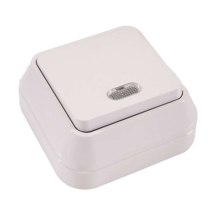 Makel 45121, OP, 10A, 1 key switch, white color