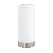 Board lamp Maserlo 1x60W E27 Nickel, white 12x12x25.5cm