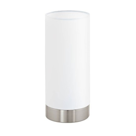 Board lamp Maserlo 1x60W E27 Nickel, white 12x12x25.5cm