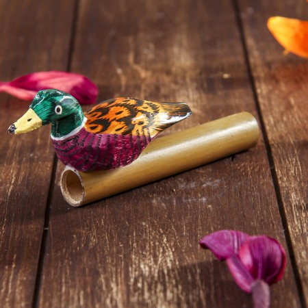 Musical instrument "Potter Bird" 13x3x5 cm mix-4