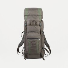 Tourist backpack, TAIF, 60 l, cord department, outer pocket, 2 side nets, olive color
