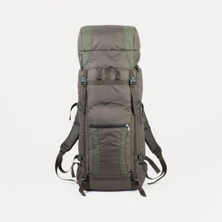 Tourist backpack, TAIF, 60 l, cord department, outer pocket, 2 side nets, olive color