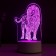 Levnik "Leo" Led RGB from the network 9.5x13x18.9 cm Risalux