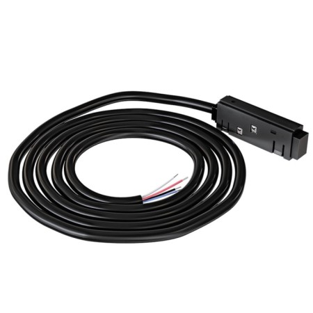 Connector for entering the Arte Lamp Expert-Ccessories A590206, 1.3x7.5x2.2 cm, black