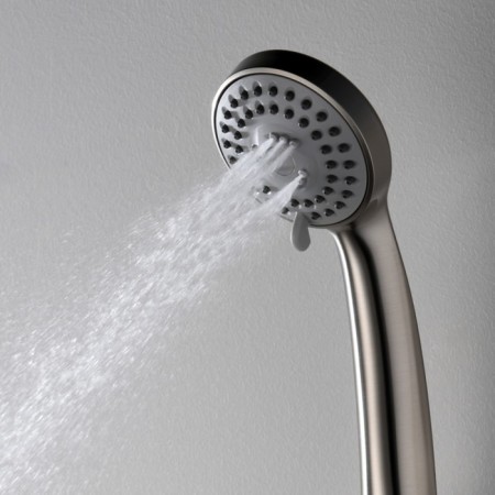 Shower watering can Wasserkraft A120, 3 modes, ABS plastic, nickel-3
