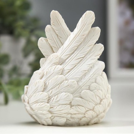 Suvenir Polystone "Snowty angel baby sleeping in wings" 8.5x7x4 cm-3