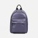 A backpack with a zipper, Medvedkovo, external pocket, purple color