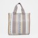Bag-touut without fastening, gray color