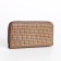 Women's wallet with lightning, brown color