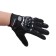 Motorcycle gloves with protective inserts, steam, size m, black