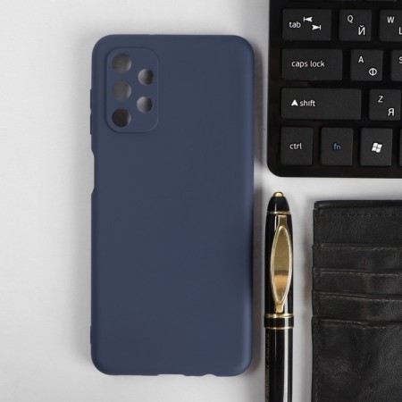 Pero cover for Samsung A13, silicone, blue