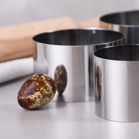 A set of baking forms and calculation "Circle", D-10, H-5 cm, 4 pcs-3
