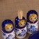 Set for spices "Gzhel", 15 ml., Manual painting