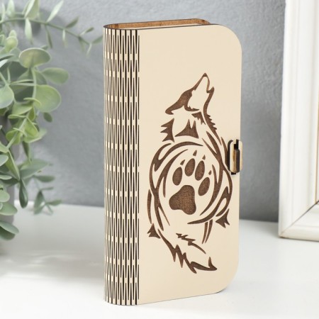 Casket "Wolf" 17x8.5x3 cm-1