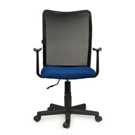 The operator’s chair Brabix Spring MG-307, with armrests, combined blue/black-3
