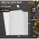 Set of sheets for Bon, Optima format, 10 sheets 200 x 250 mm, 1 bon