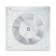 Exhaust Auramax fan with 4s C, 150x150 mm, D = 100 mm, 220–240 V, with a check valve